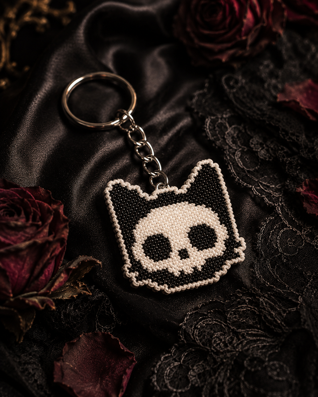 Gothic cross stitch pattern preview