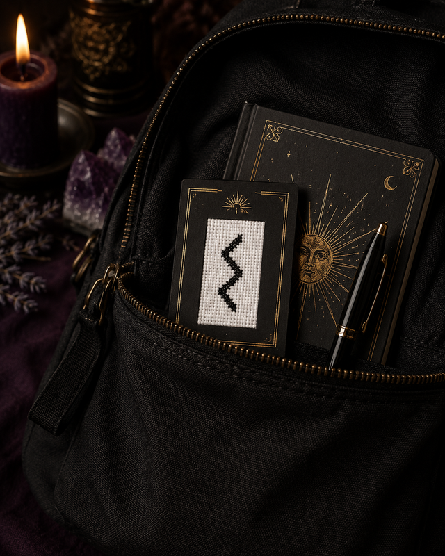 Sowilo — Slipped in your bag for the days you need to win.