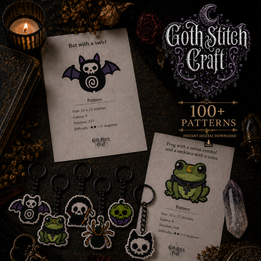 100+ Mini Patterns for Keychains