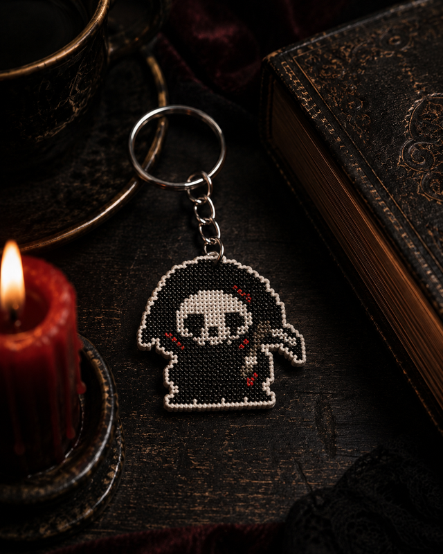 Gothic cross stitch pattern preview